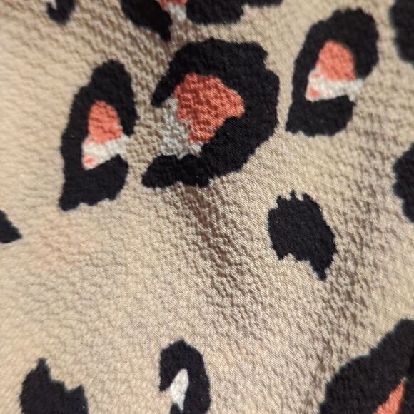 BOM Bom animal leopard panther shorts size Small 12 inch elastic bon bon - Picture 6 of 7